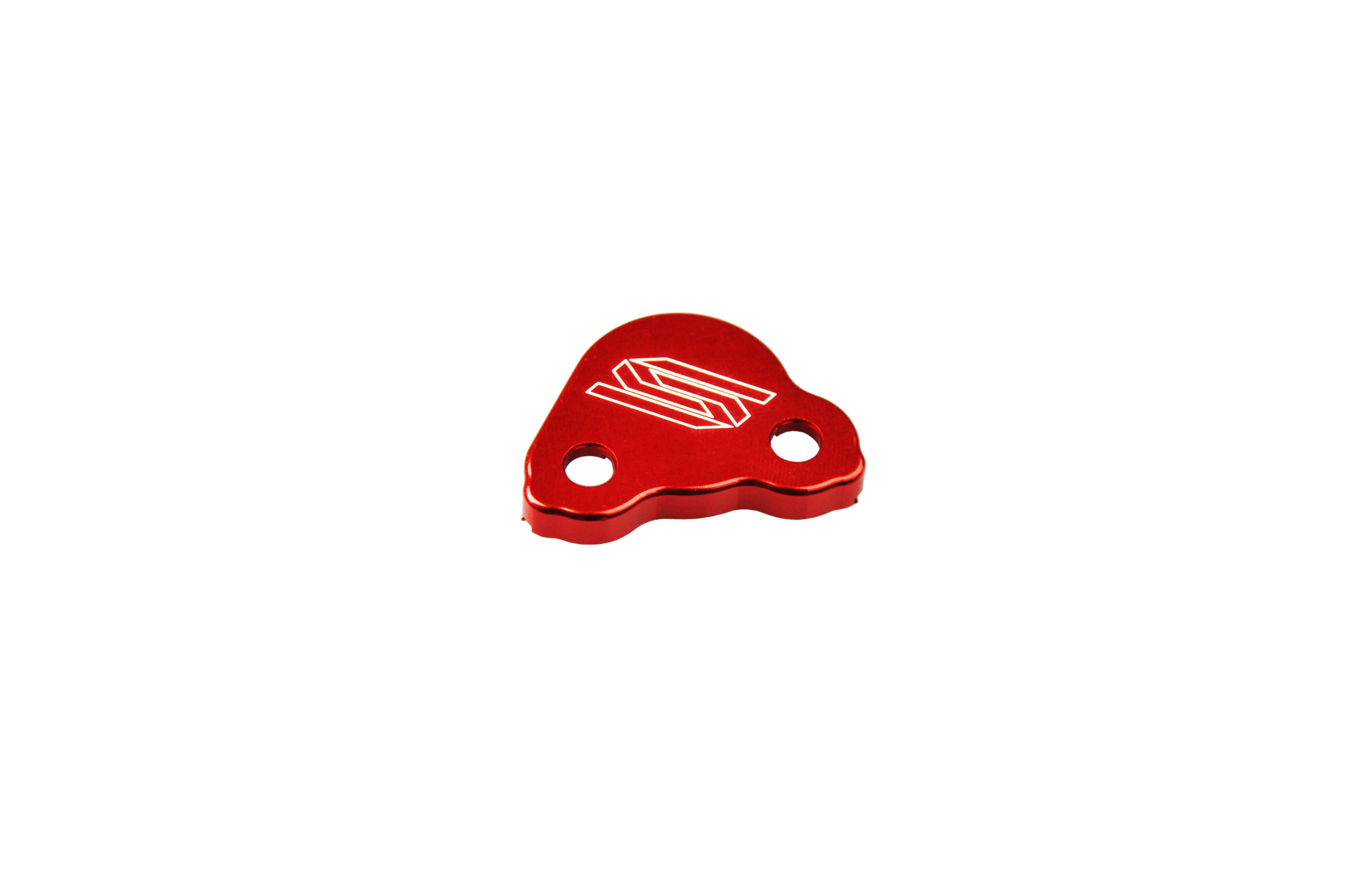 Scar Rear Brake Reservoir Cover - Honda Red color