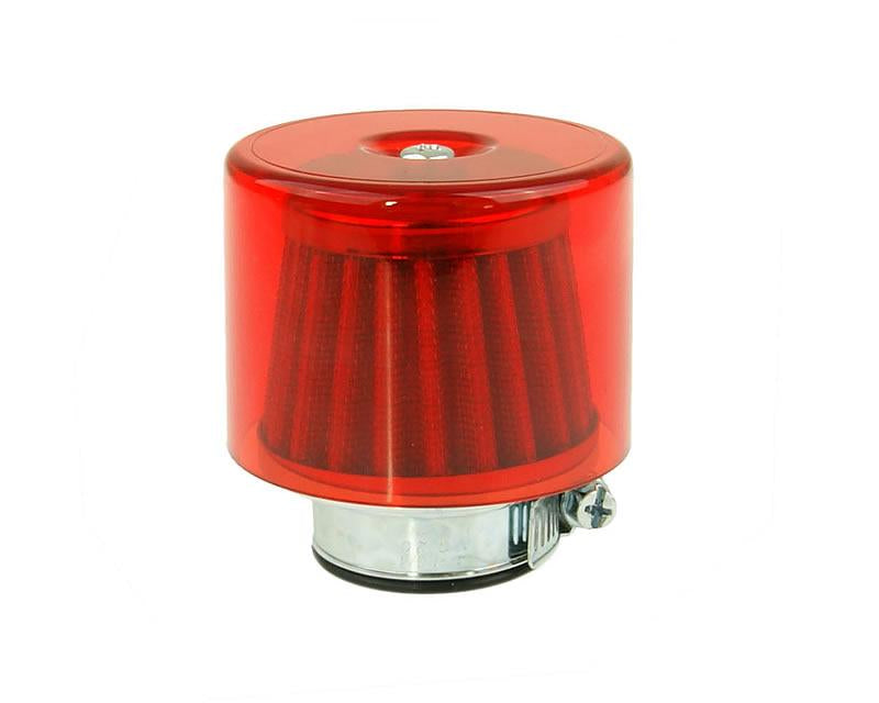 Ilmasuodatin, Air-System, Punainen, Kiinitys Ø 35mm (Ø 70mm x p. 55mm)