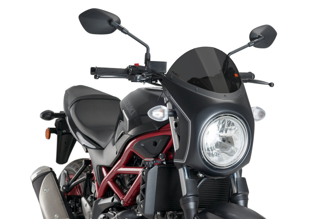 Puig Semifairing Matt Black Suzuki Sv650 16'- C/Dark Sm