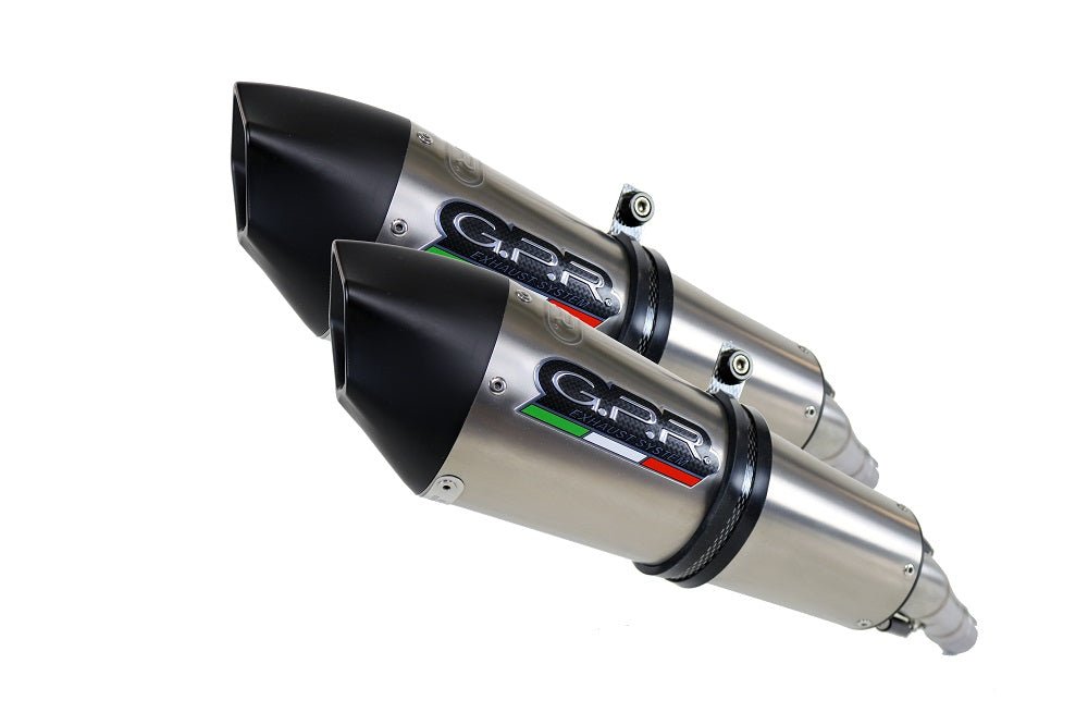 GPR Honda Cbr 1100 XX -X Eleven 1997/06 Pair EC-Approv. slip-on exhaust Gpe Ann.