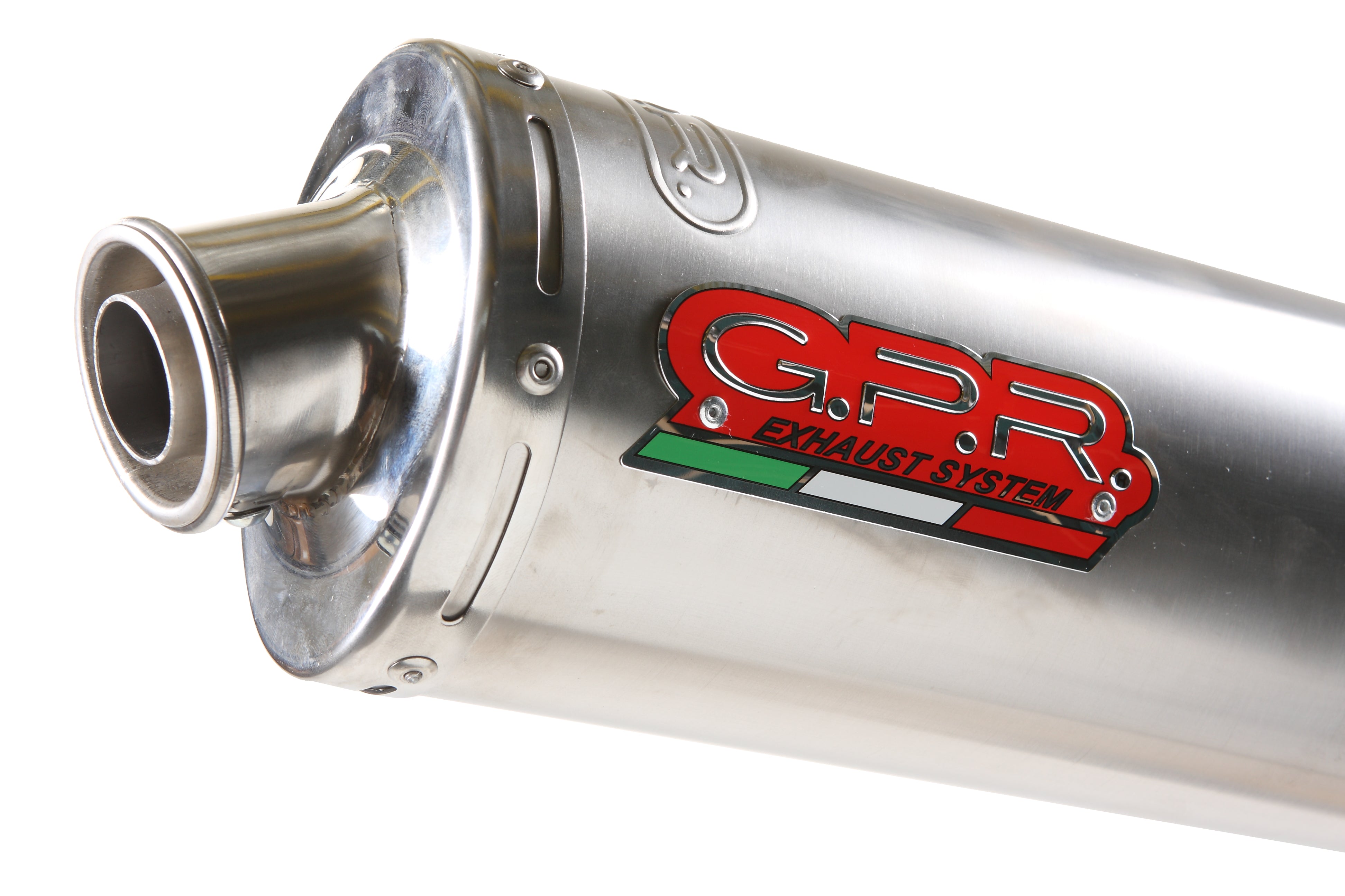 GPR Kawasaki ZXR 400 R 1990/98 EC-Approv. bolt-on silencer Inox Tondo / Round
