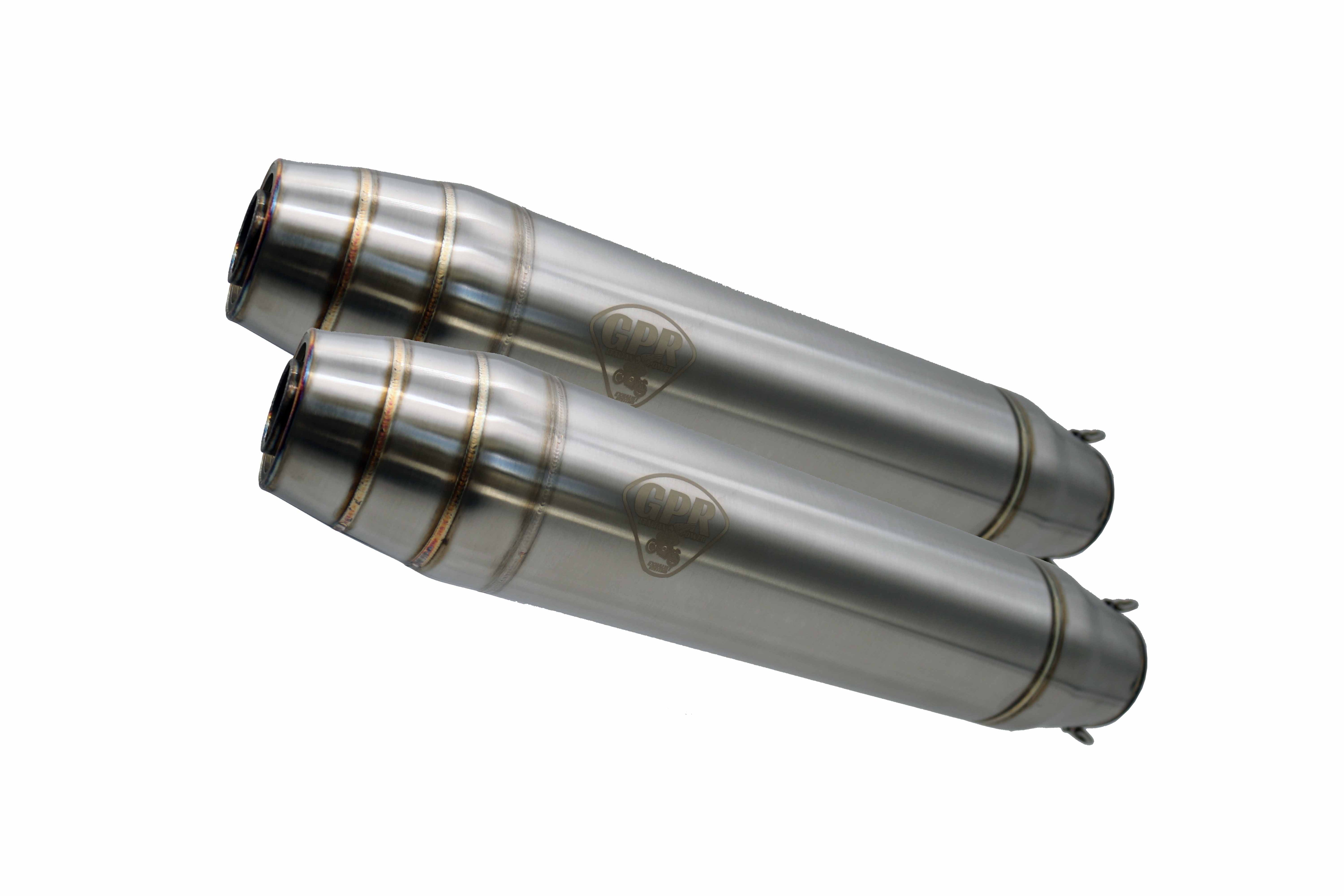GPR Bmw R 75 1976/1978 Double univ. EC-Approv. silencer w/o link pipes Deeptone