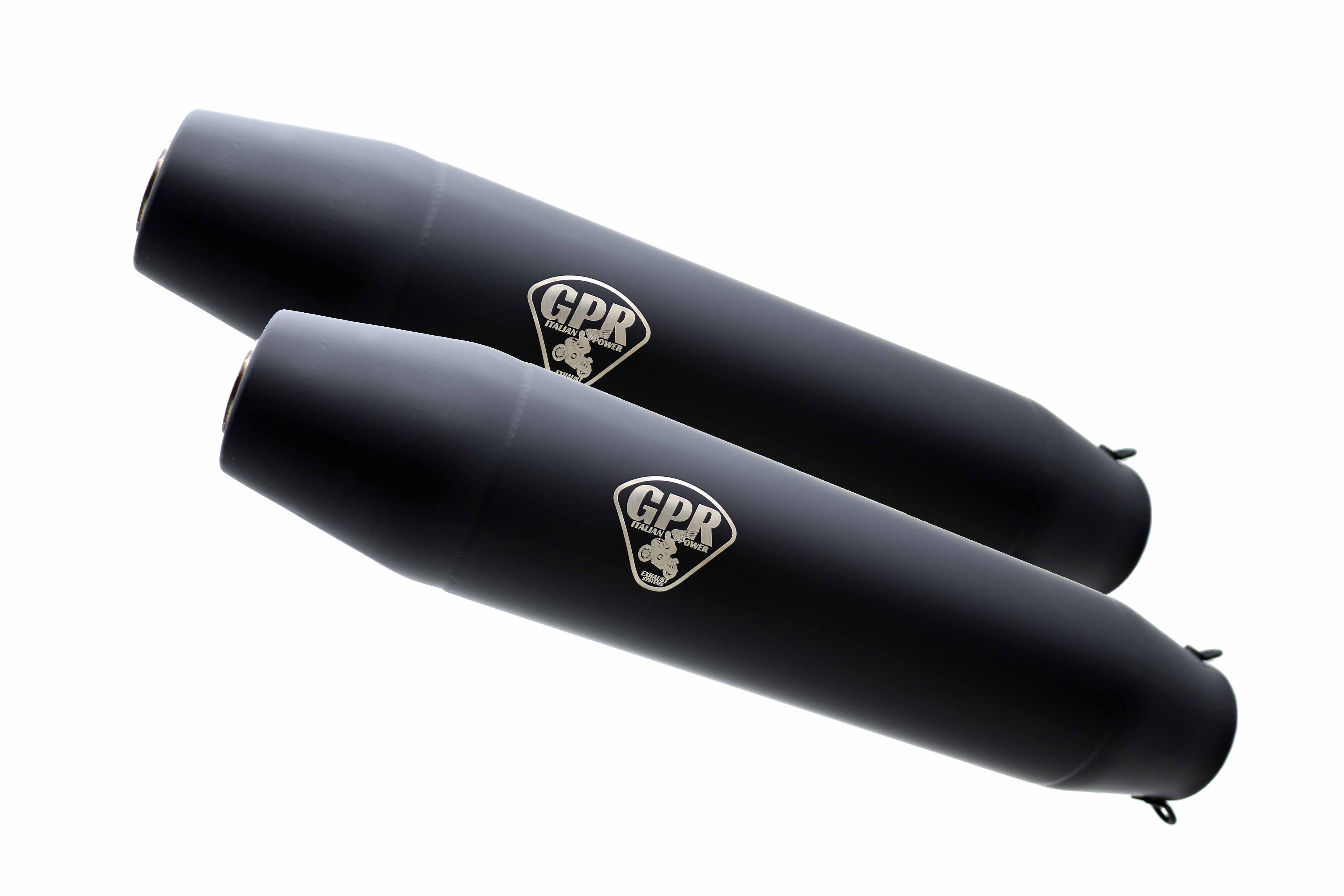 GPR Moto Guzzi Nevada 350 1991/2001 Double univ. EC-Approv. silencer w/o link pi