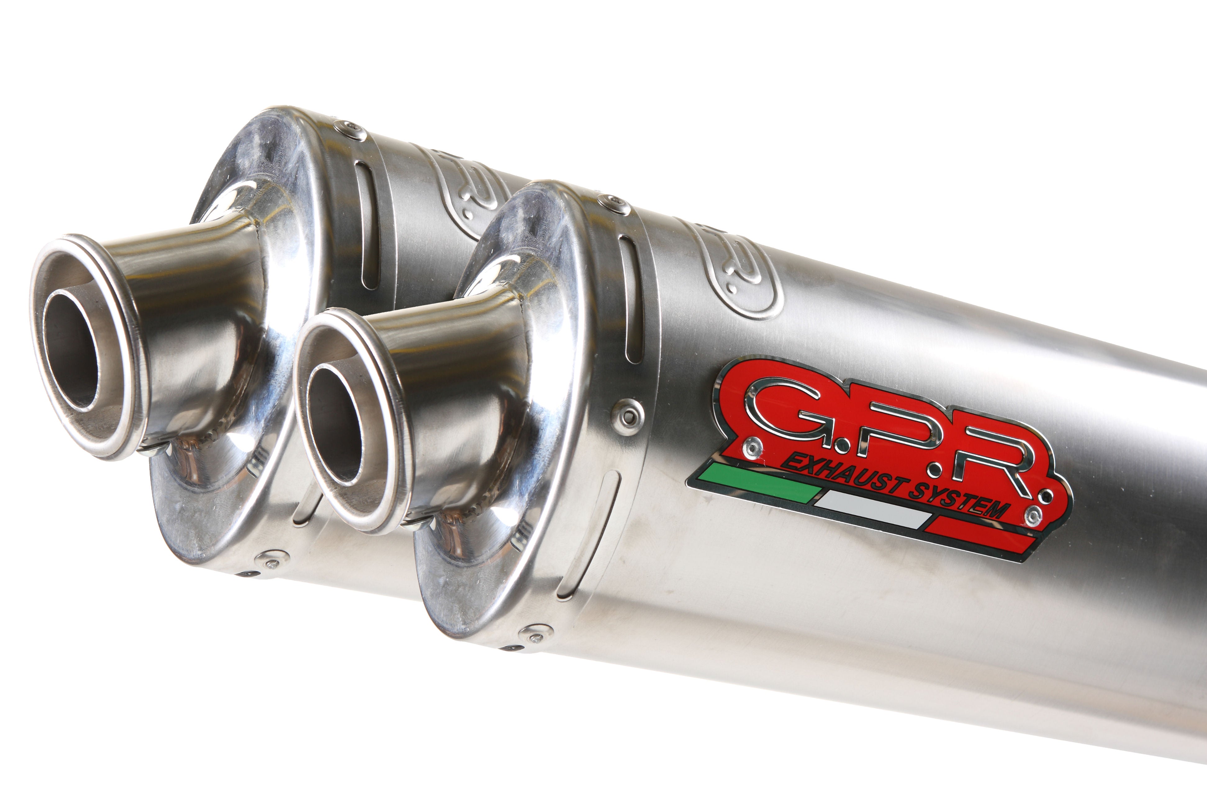GPR Ducati Monster S2R 800 2004/07 EC-Approv. silencer with mid-full line Titani