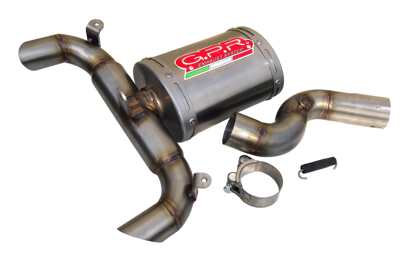 GPR Suzuki Gsr 400 2006/11 Ghost line EC-Approv. slip-on exhaust Alluminio Ghost