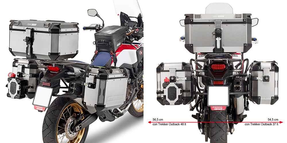 Givi Putkisivuteline CAM Trekker Outback laukuille CRF1000L Africa Twin (16)