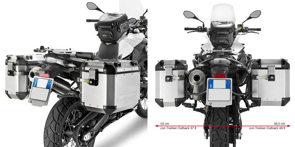 Givi putkisivutelineet Trekker Outback BMW F650GS/F700GS/F800GS (08-13)