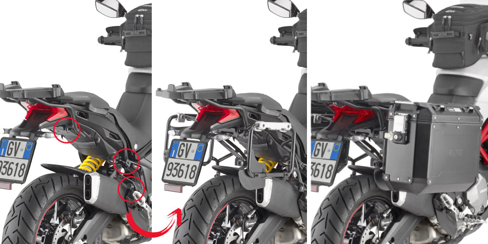 GIVI TUBULAR PANNIER HOLDER FOR