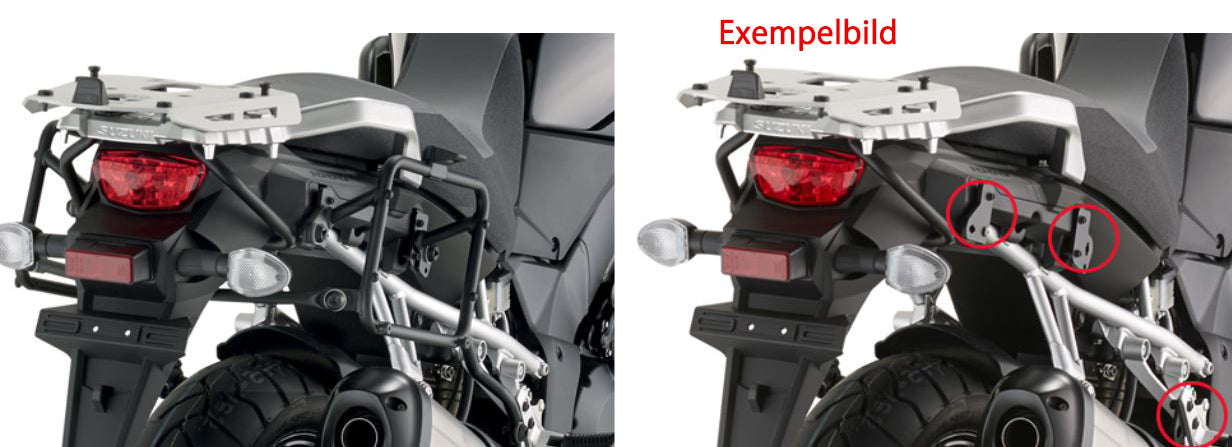 Givi putkisivutelineet Rapid release Honda Crosstourer 1200 12-