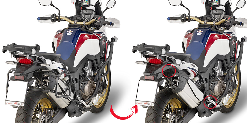 Givi putkisivutelineet Rapid release CRF1000L Africa Twin (16