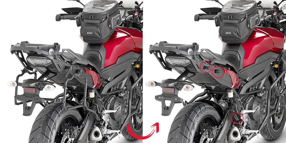 Givi putkisivutelineet Rapid release MT-09 Tracer (15)