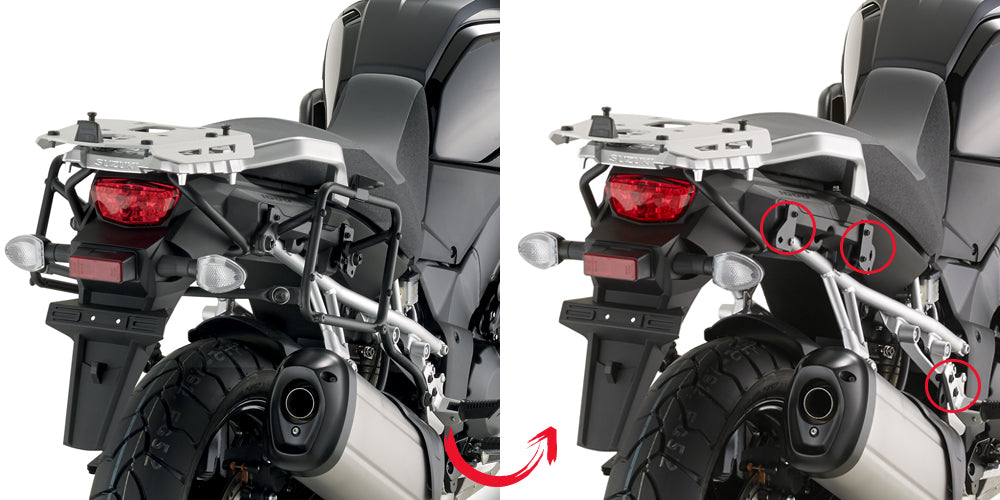 Givi putkisivutelineet Easyfit Suzuki DL1000 V-STROM (2014)
