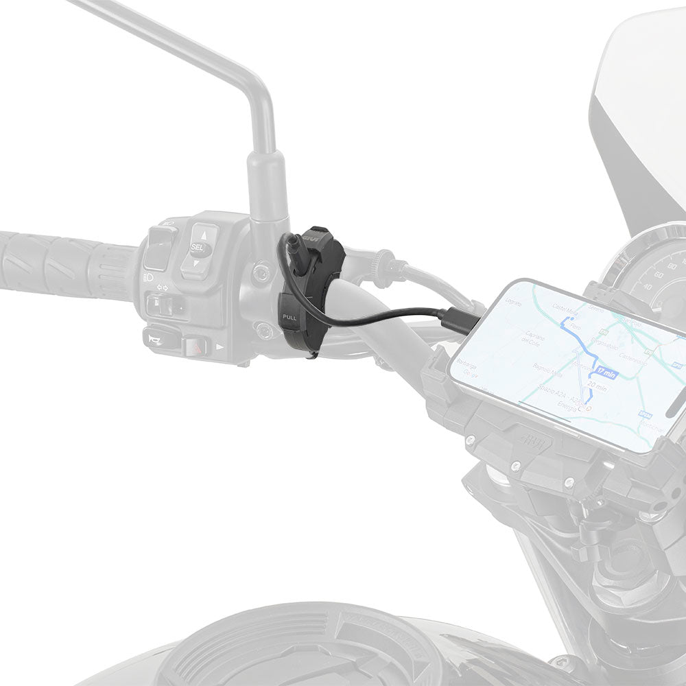 Givi Handlebar Usb Usb C Electrical Outlet