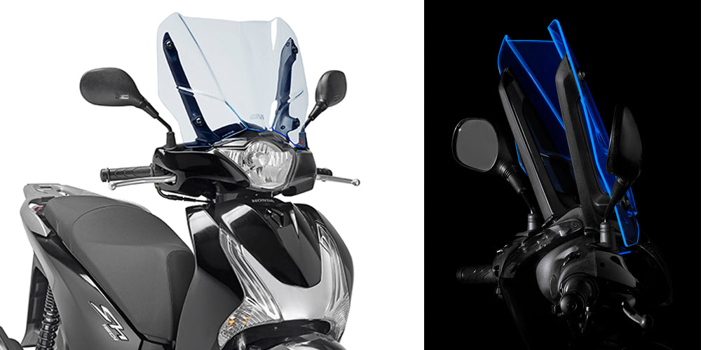 Givi Specific "ICE" screen 36,5 x 45 cm (H x W) SH 125i-150i ABS (12-16)