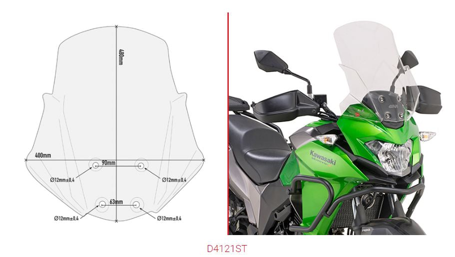 Givi windshield Versys-X 300 17-