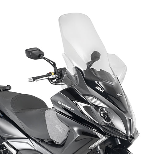 Givi Spoileriplexi,kirkas 92,5 x 63,5 cm (k x l) Downtown 350 (15)