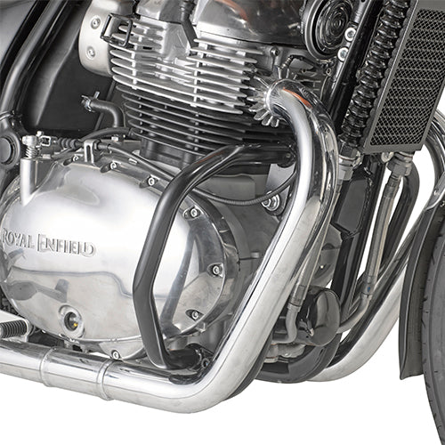 Givi Specific engine guard, glossy black ROYAL ENFIELD INTERCEPTOR