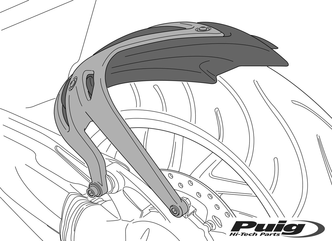 Puig Rear Hugger Honda Forza 750 21' C/Matt Black