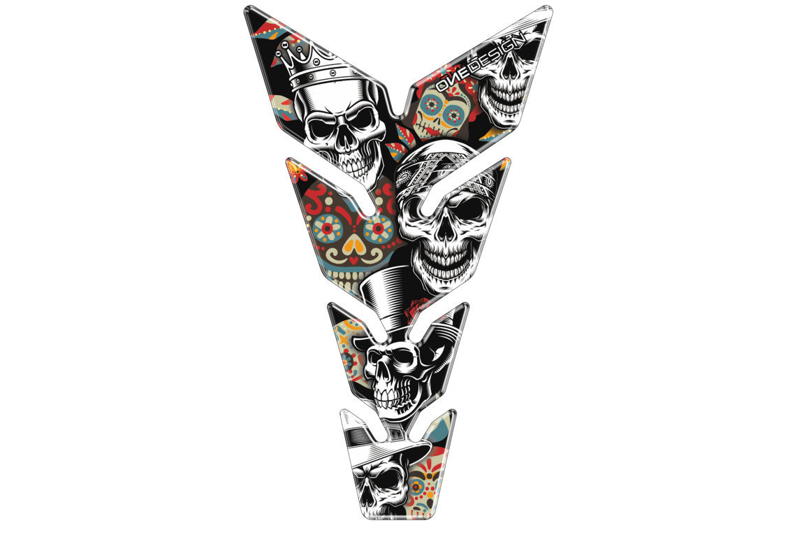 Puig Tank Pad Skull Party C/Black