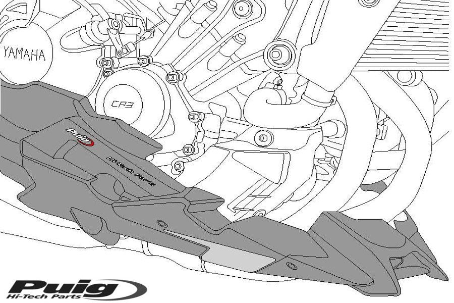 Puig Engine Spoiler Yamaha Mt-07 21' C/Carbon Look