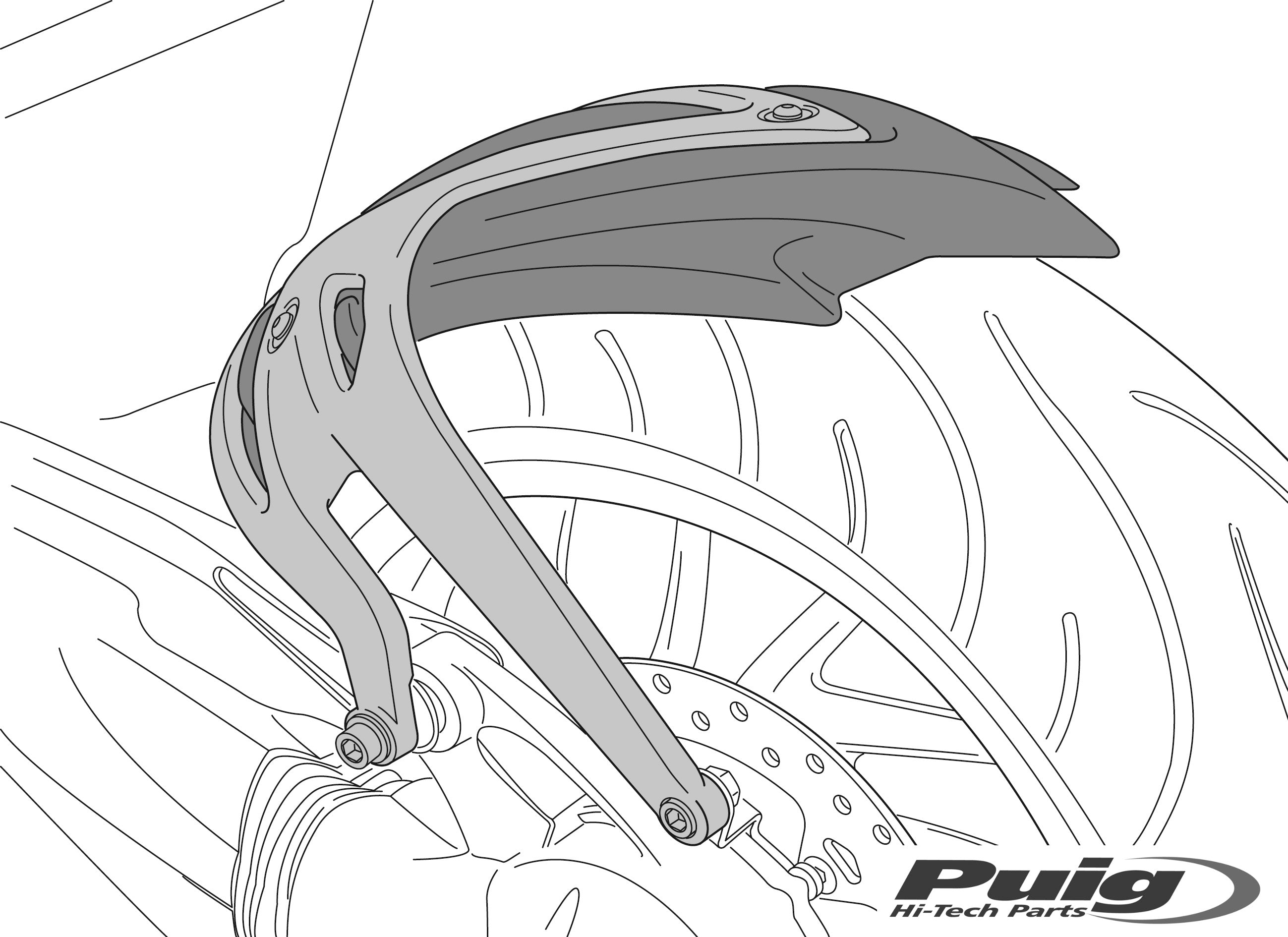 Puig Rear fender Ktm 1290 Super Adventur R 21' C/Carbo