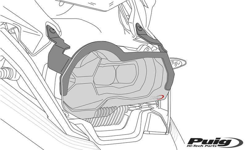 Puig Headlight Prot.Bmw R1200Gs/Advent./Rally/Exective