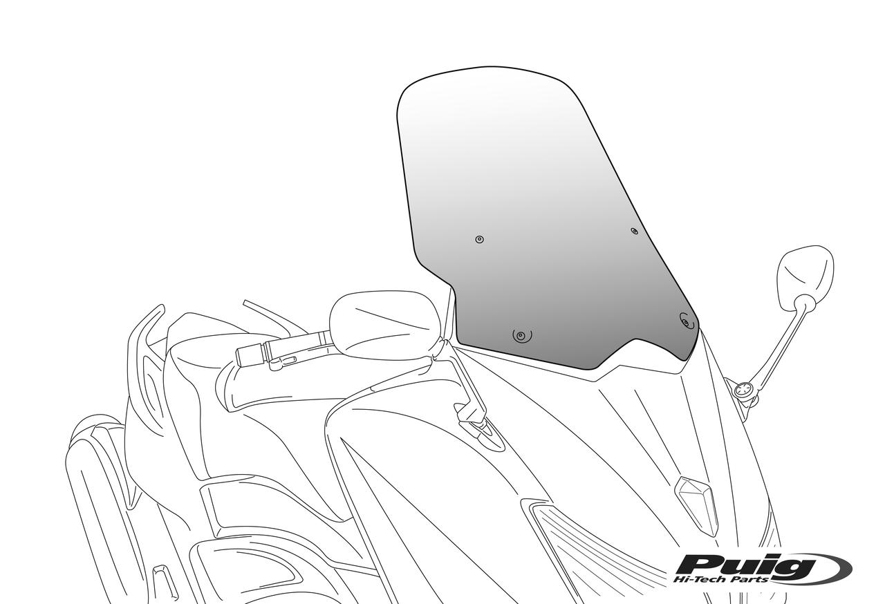 Puig Windshield V-Tech.Touring Kymco Dt X360 22' C/Clea