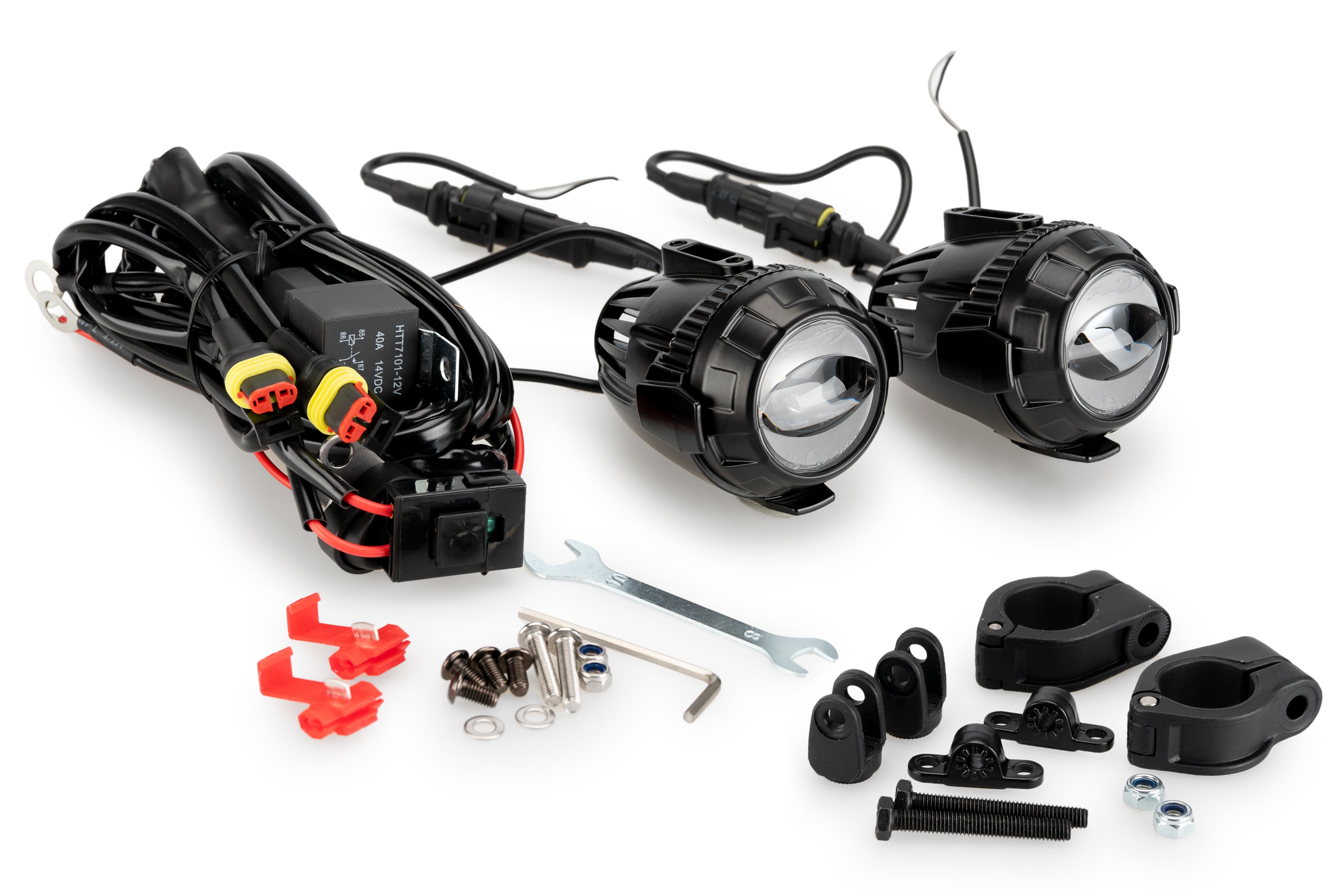 Puig Kit Auxiliary Lights Beam 3.0 Homo. + Clamps