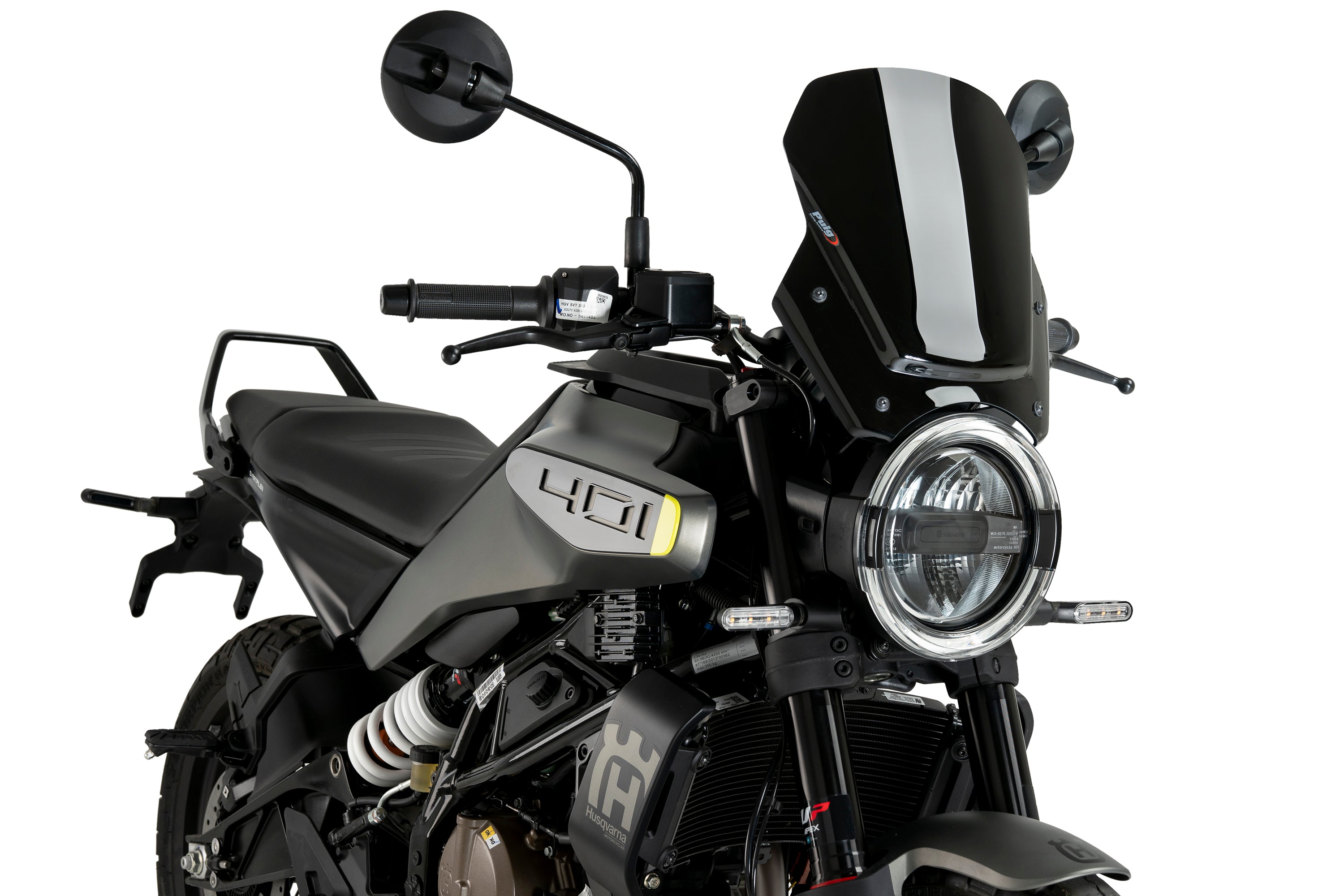 Puig Windscreen New Generation Sport Svartpilien