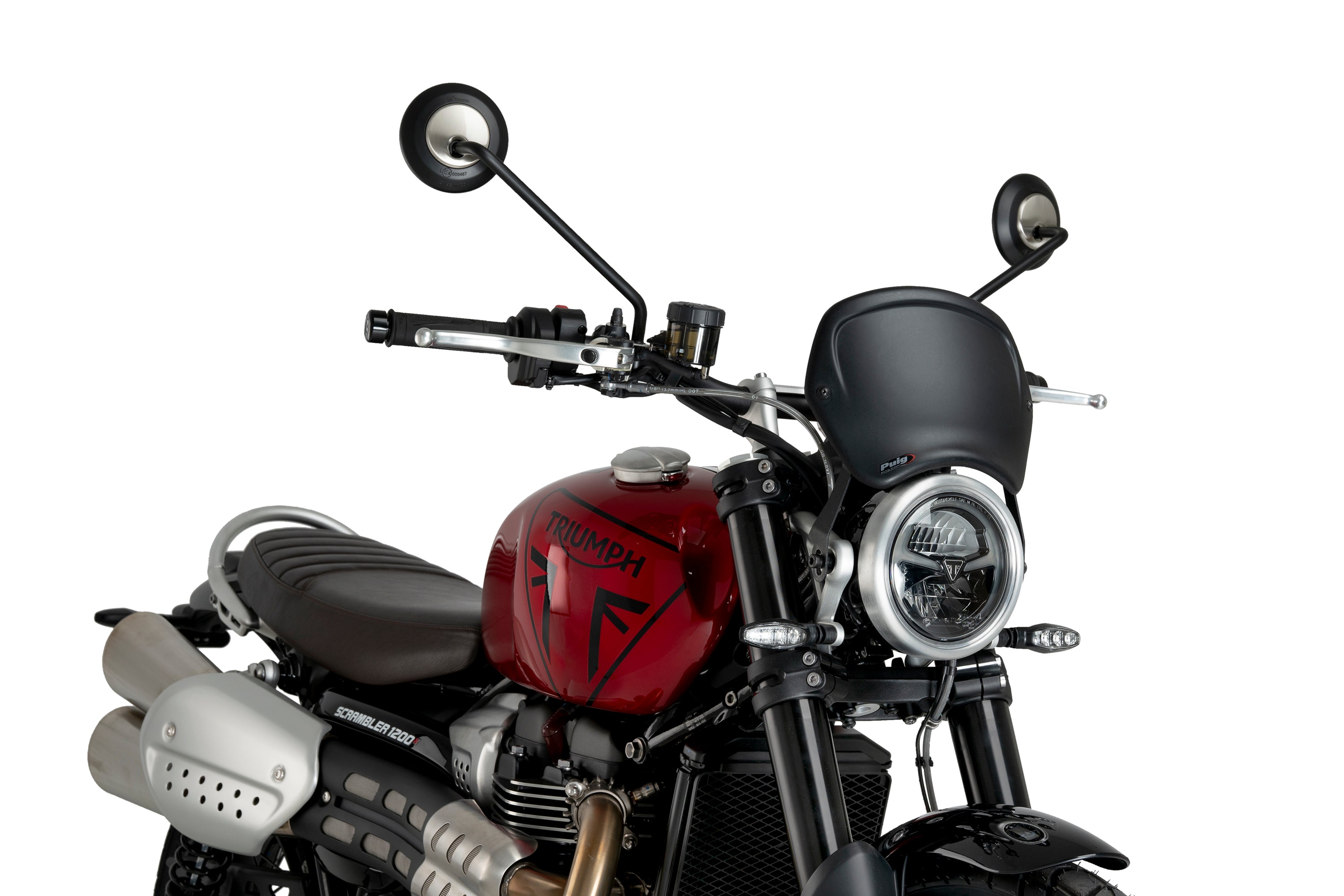 Puig Front Plate Abs Triumph Scrambler 1200X 24'