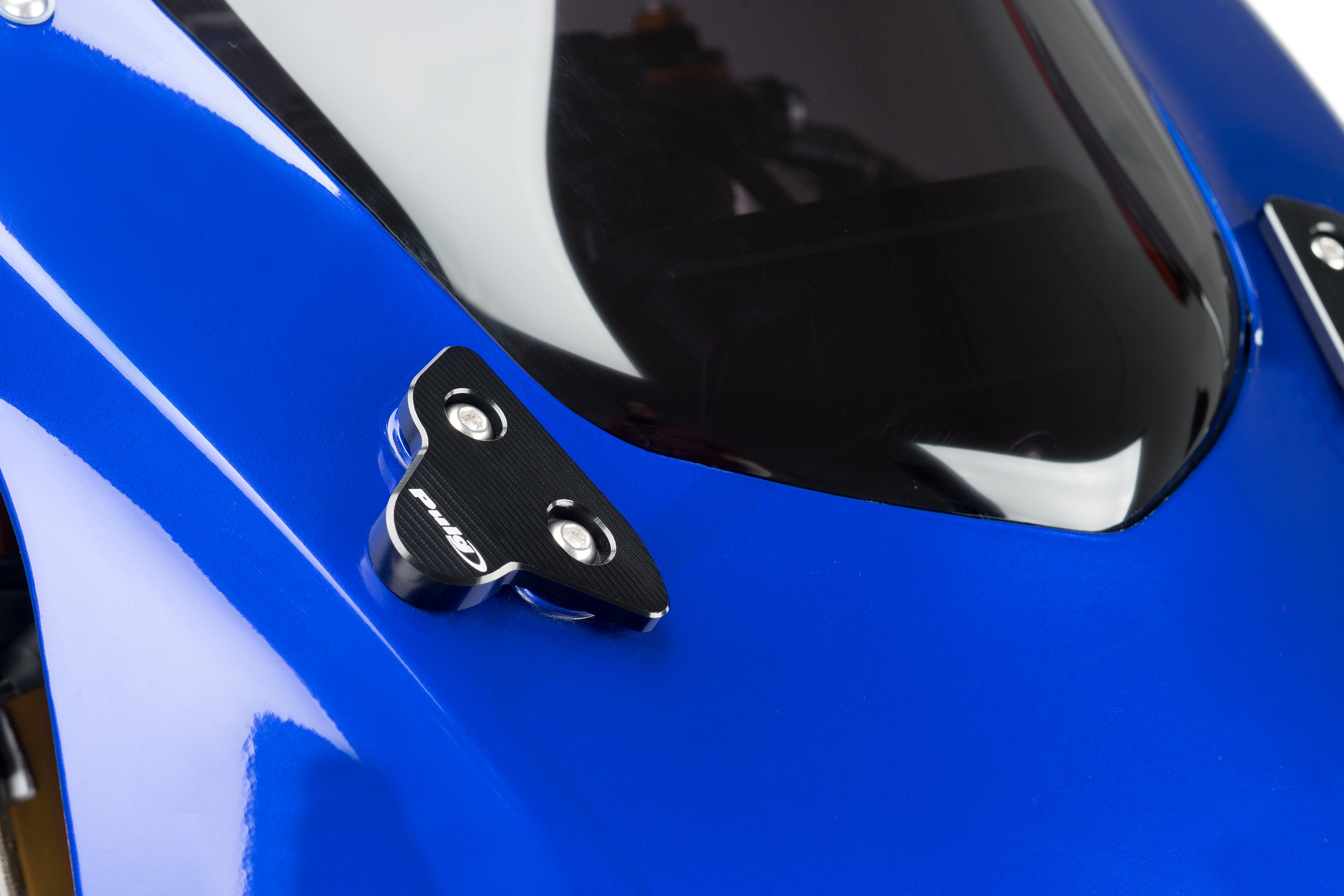 Puig Mirror Block Off Plate Set Honda Models C/Black