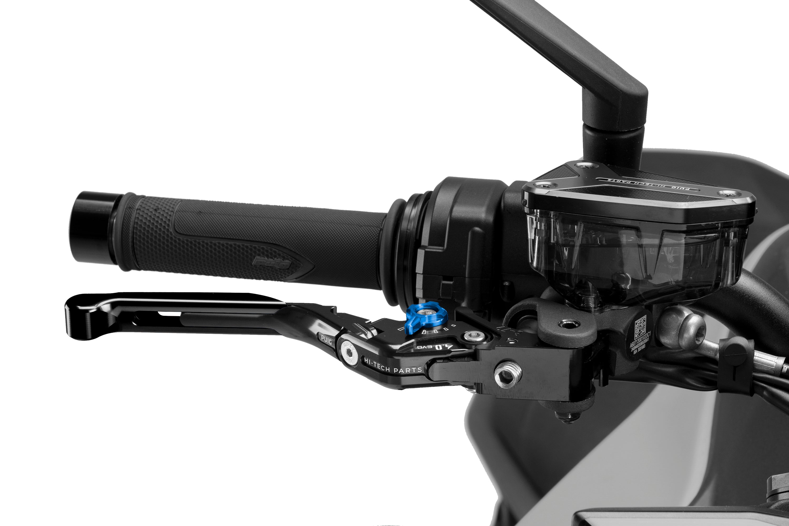 Puig Brake Lever 4.0. Black Exten/Black Selector/Blue