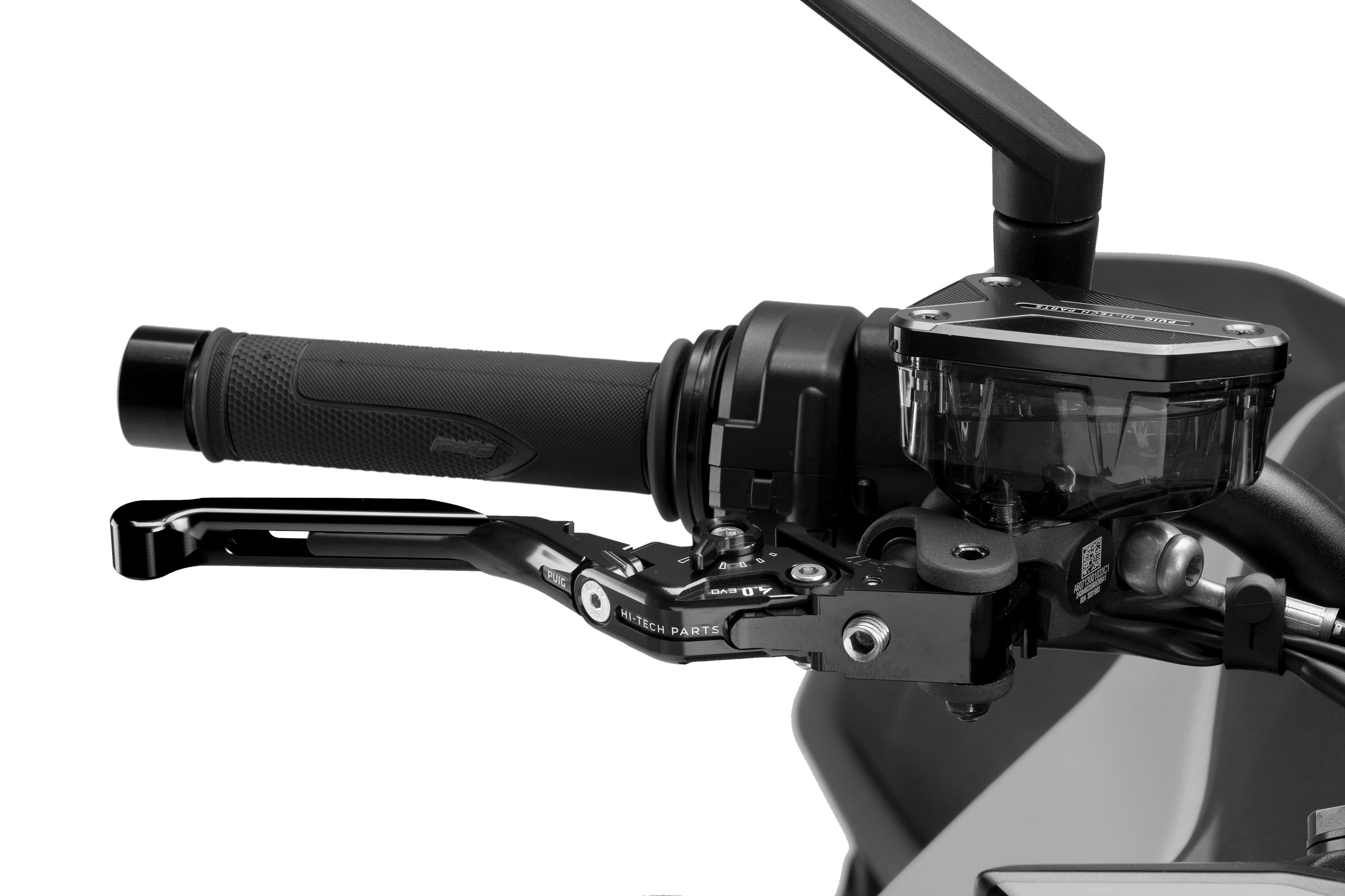 Puig Brake Lever 4.0. Black Exten/Black Selector/Black