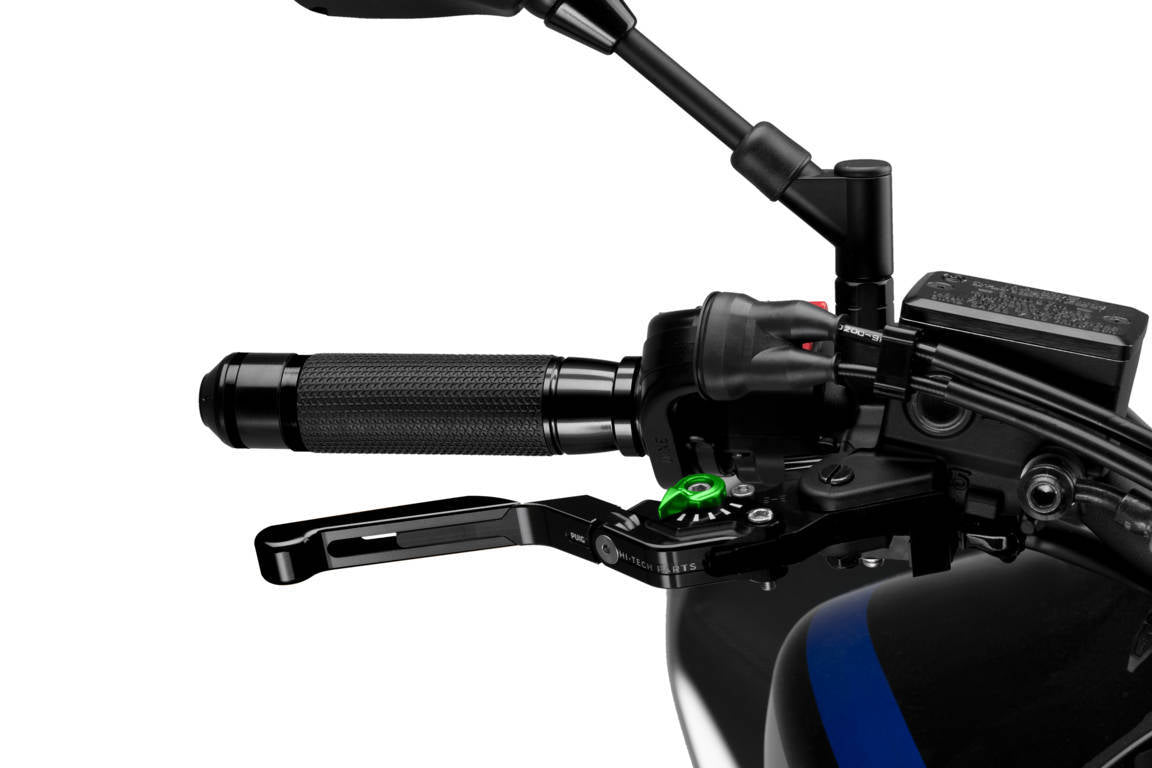 Puig Brake Lever 4.0. Black Exten/Black Selector/Green