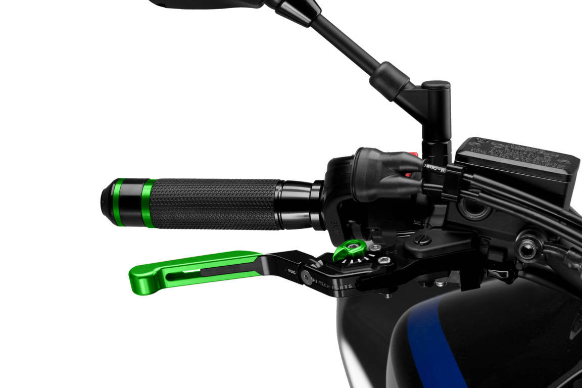 Puig Brake Lever 4.0. Black Exten/Green Select/Green