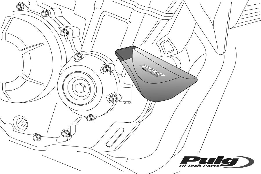 Puig Rubber Ends By Pair Fr.Sliders Pro C/Green