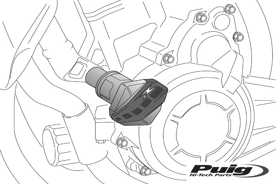 Puig Fork Sliders Honda Cbr600F 11-13'C/Black