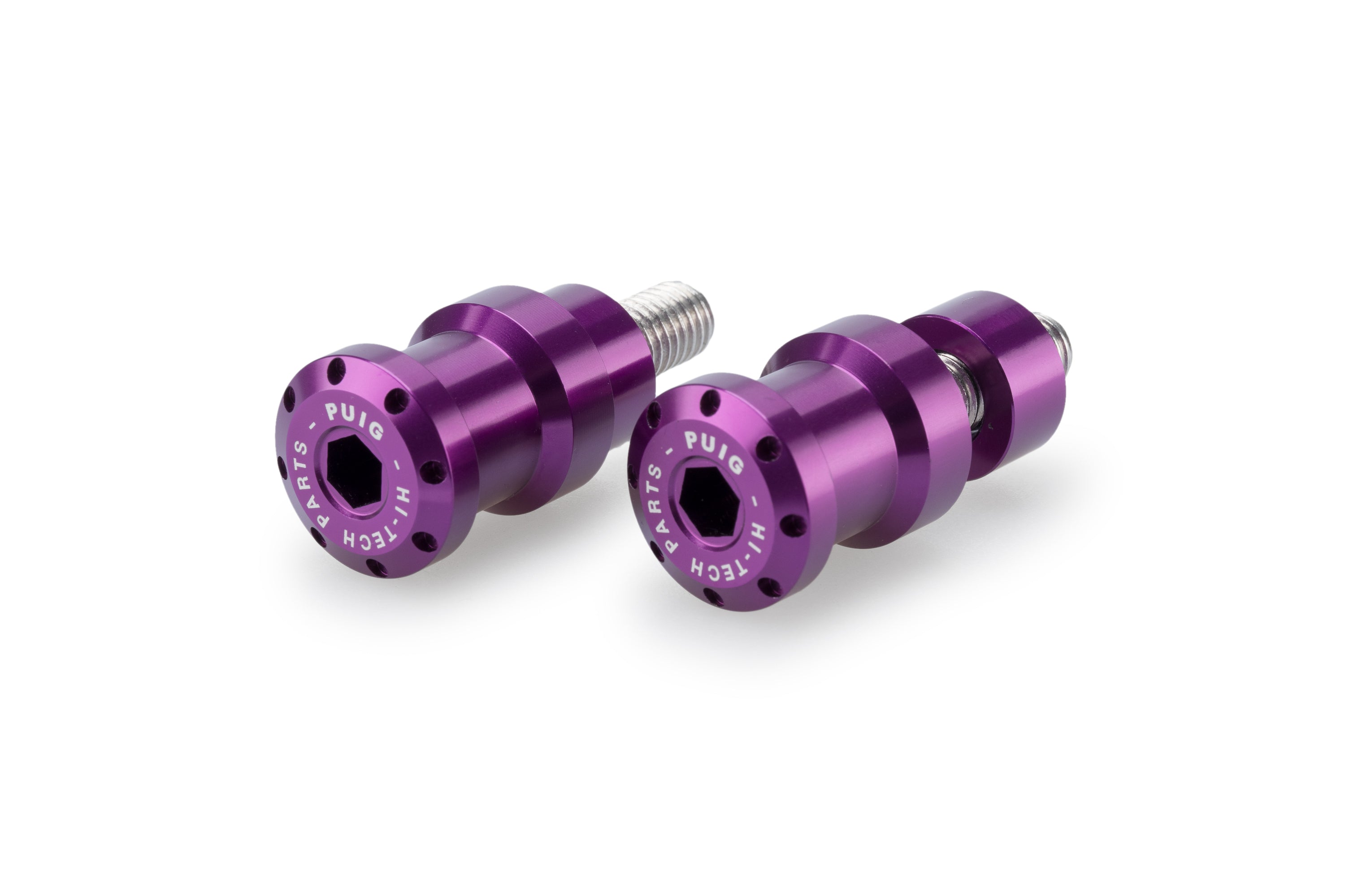 Puig Spools By Pair Hi-Tech Parts Diam.8Mm C/Purple