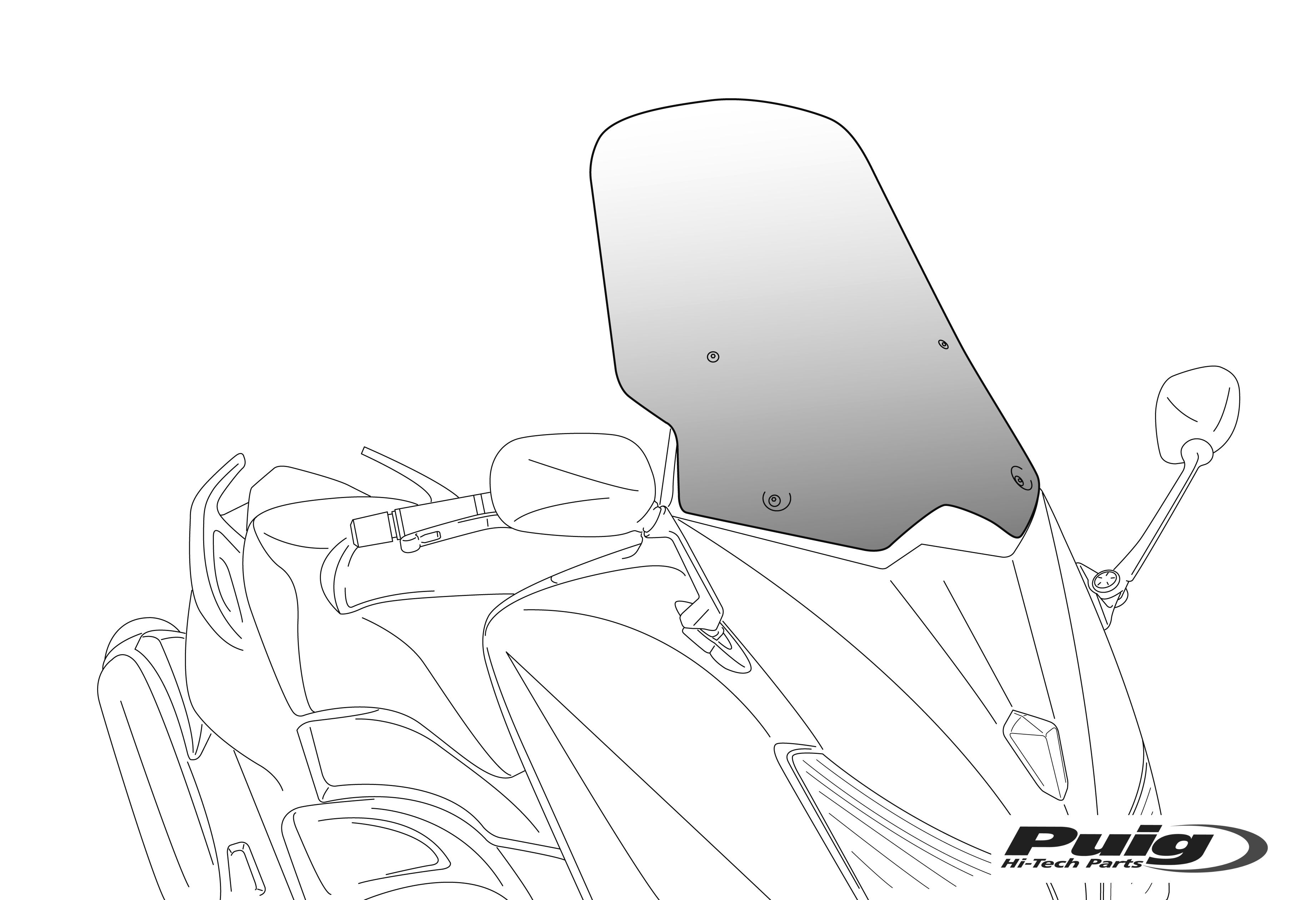 Puig Supports Footpegs Driver Rig/Lef Suzuki (C13)
