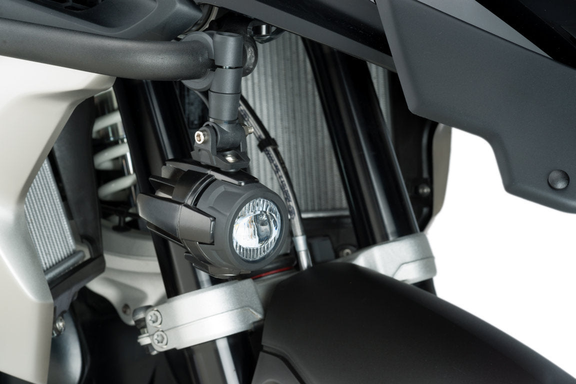 Puig Kit Auxiliary Lights Homo. + Clamps C/Black