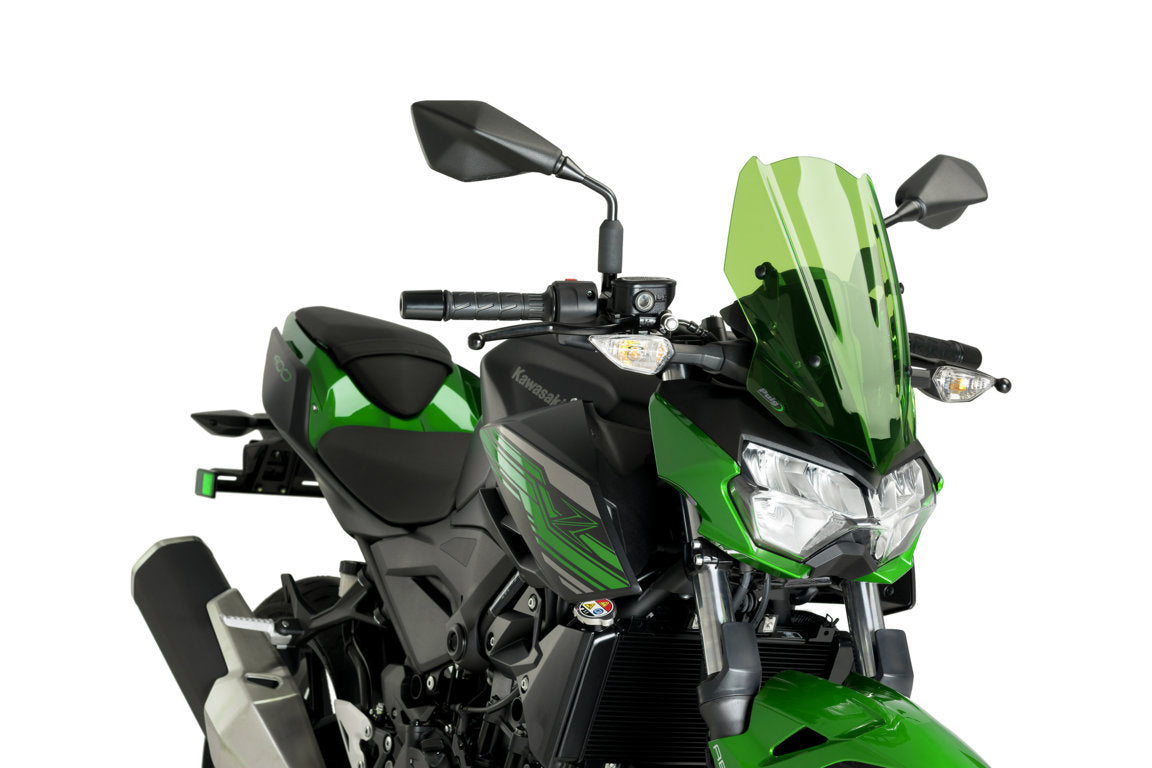 Puig Wind. New Generation Kawasaki Z400 19' C/Green