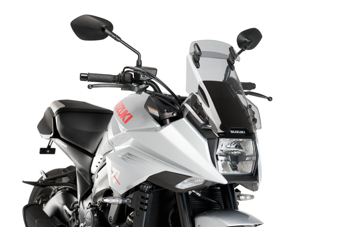 Puig Touring Screen W/Visor Suzuki Katana 19' C/Smoke