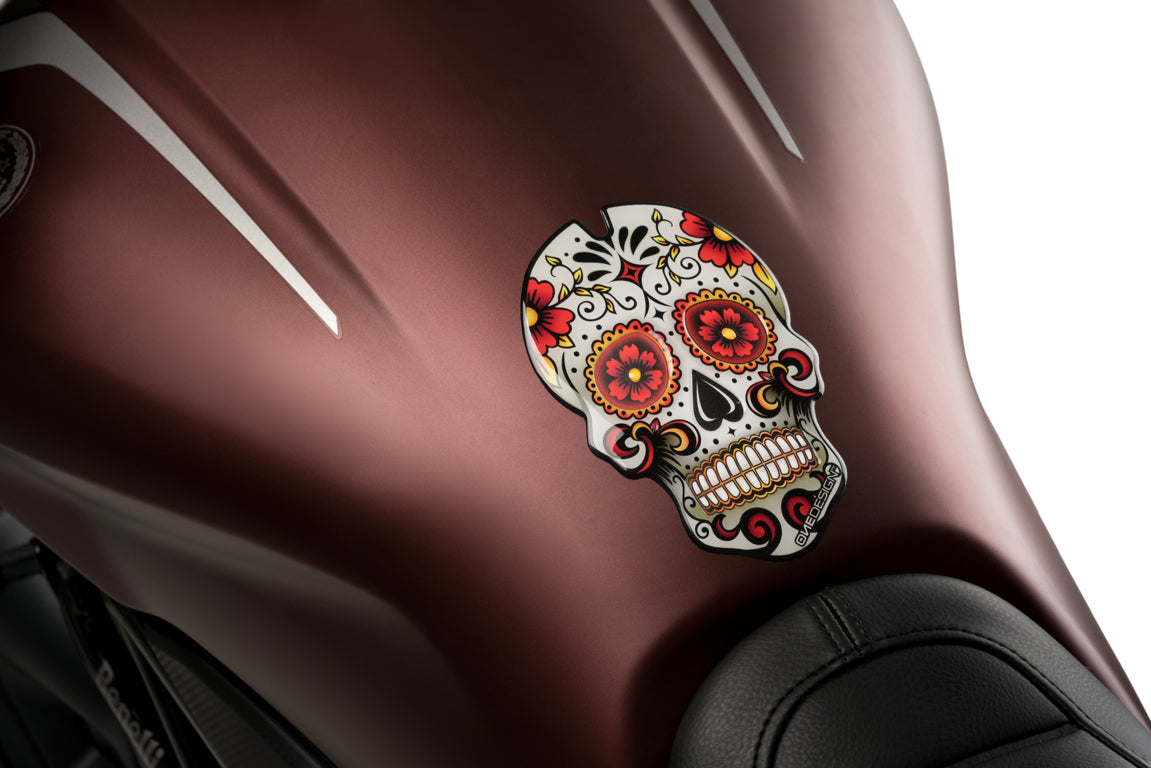 Puig Tank Pad Skull C/Red