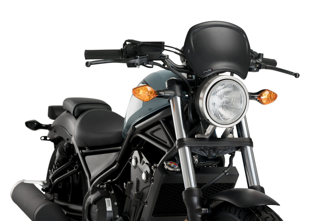 Puig Front Plate Abs Honda Cmx500 Rebel C/Matt Black
