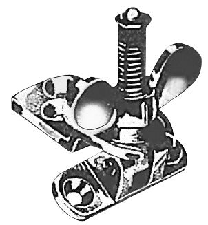 Chromed brass wing nut