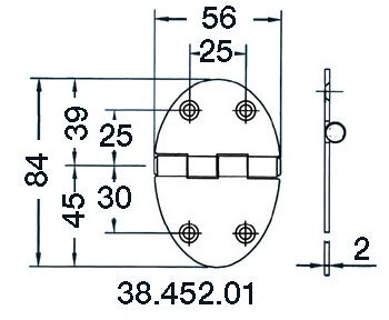 Sarana 78x56mm 3mm