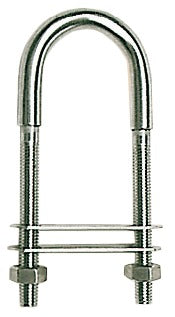 Osculati keulasilmukka RST 6x90mm / levyt 45x13mm