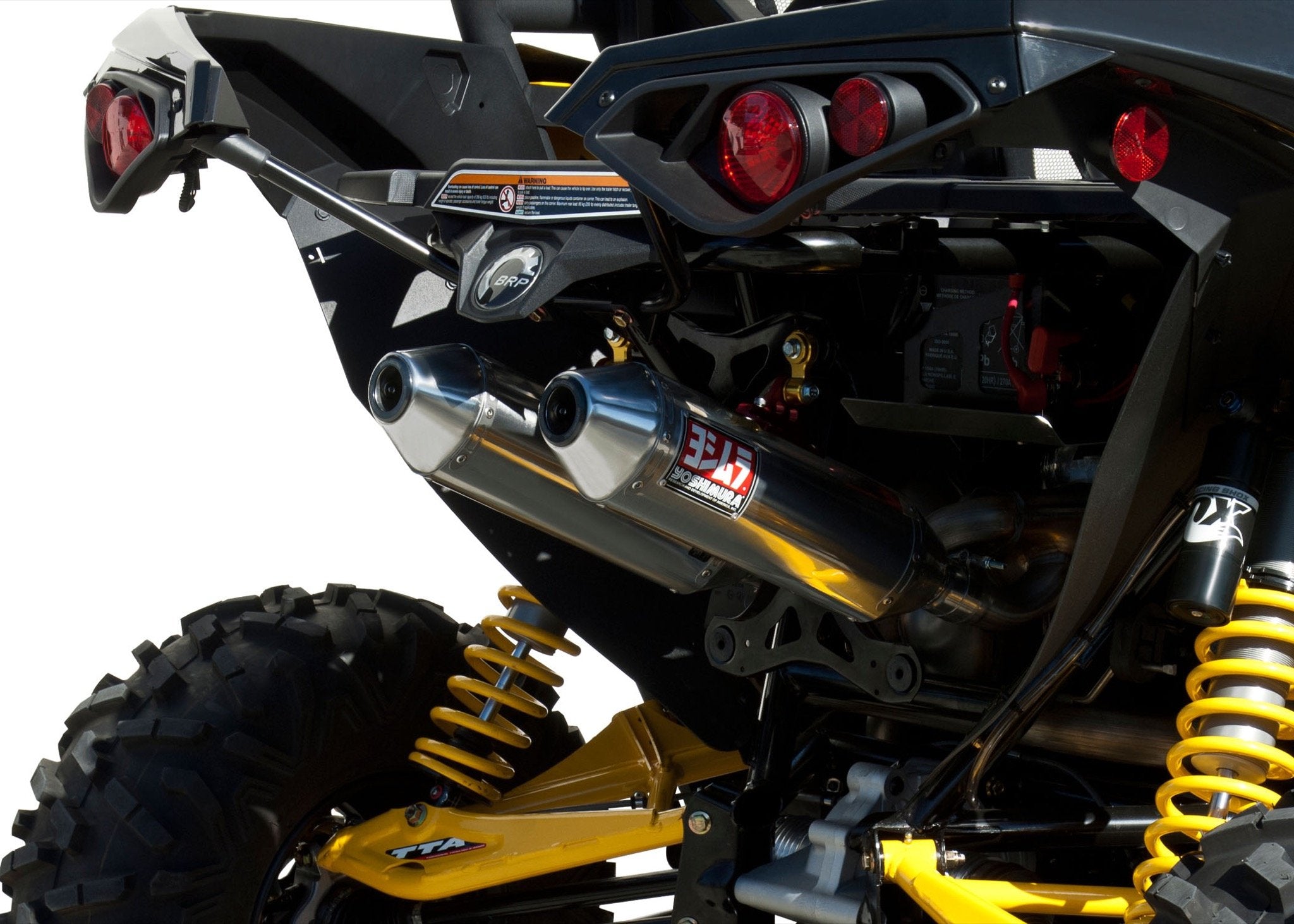 Yoshimura Slip-On Can-Am Maverick 2013 Signature Rs-2 So Ss-Ss-Ss Dual
