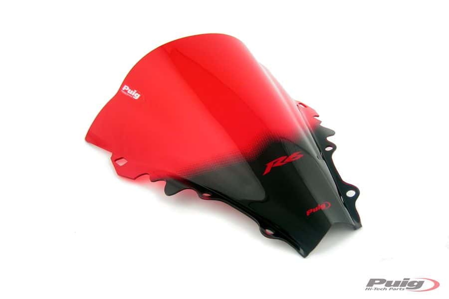 Puig Racing Screen Yamaha R6 06-07' C/Red