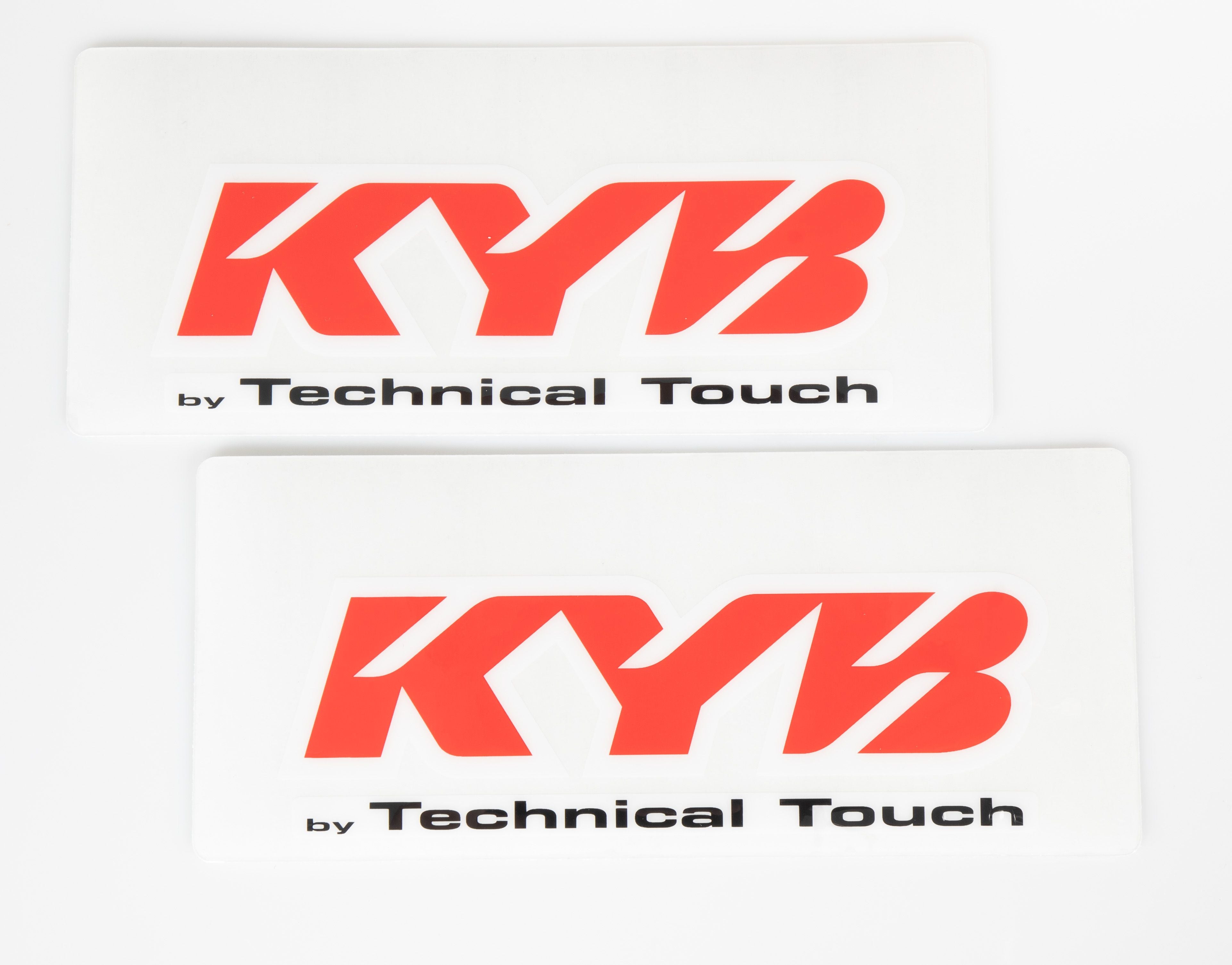 KYB Sticker Front Fork (Pair) KYB by TT 85cc red